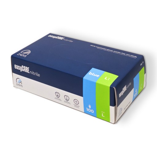 EASY CARE rękawice nitrylowe niebieskie a'100 rozmiar L